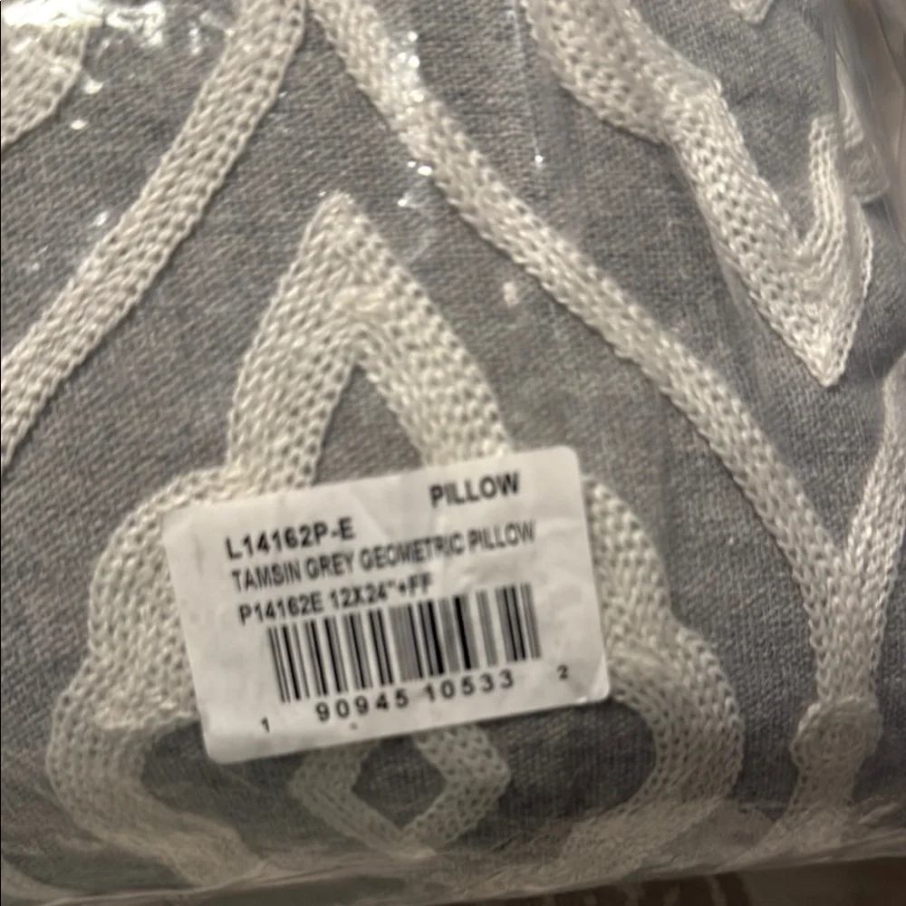 Levtex Home Gray Feather Filled    Decorative Pillow